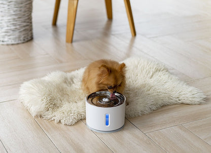 2.4L Automatic Pet Cat Water Fountain with LED Electric USB Dog Cat Pet Mute Drinker Feeder Bowl Pet Drinking Fountain Dispenser The Clothing Company Sydney