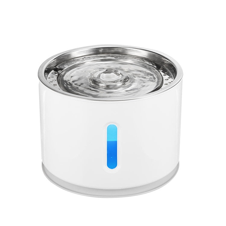 2.4L Automatic Pet Cat Water Fountain with LED Electric USB Dog Cat Pet Mute Drinker Feeder Bowl Pet Drinking Fountain Dispenser The Clothing Company Sydney