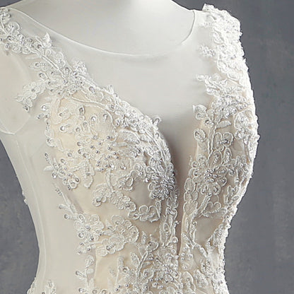 Appliques Tulle Mermaid Luxury Wedding Dress The Clothing Company Sydney