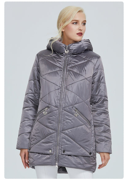 Waterproof fabric with cap design thick cotton Puffer warm parka Winter Jacket The Clothing Company Sydney