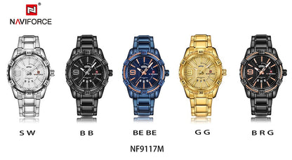 Luxury Brand  Men's Gold Watches Men's Waterproof Stainless Steel Quartz Watch The Clothing Company Sydney