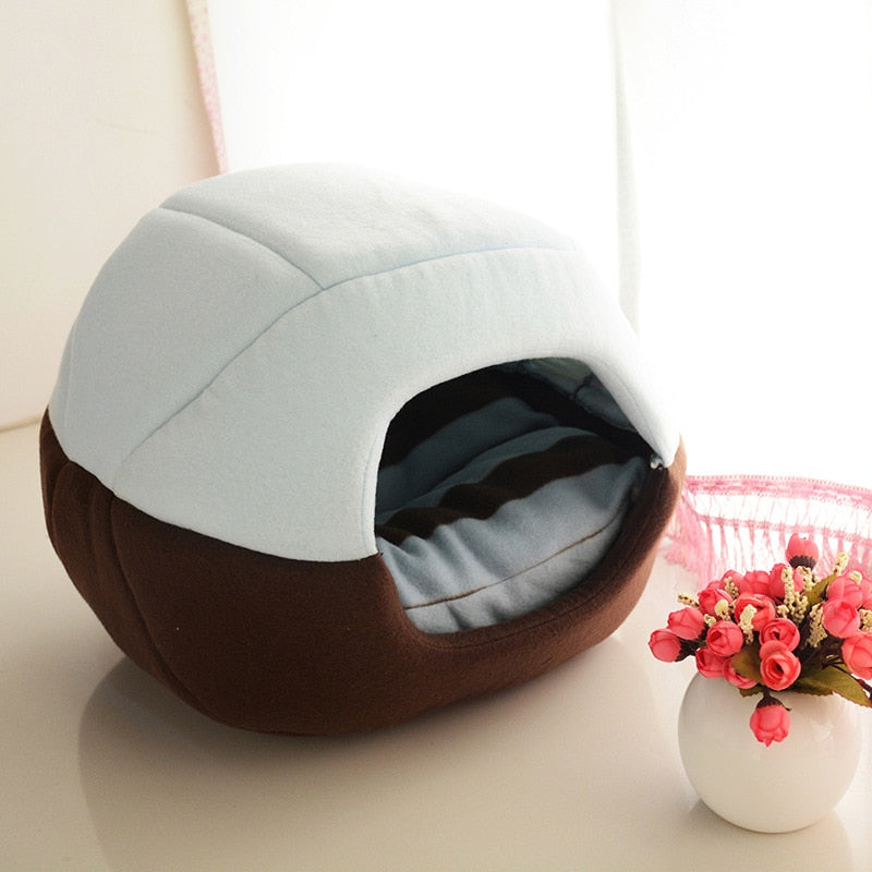 2 Use Foldable Soft Warm Pet Cat Bed Dog Bed For Dogs Cave Puppy Sleeping Mat Pad Nest Blanket Bed House The Clothing Company Sydney