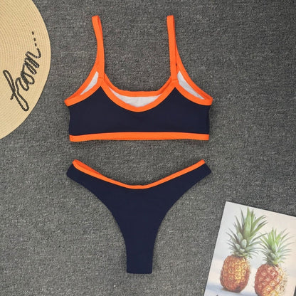 Brazilian Shiny Swimsuit Swimwear Push Up Swimming Sexy Bathing Suit Beachwear Women Bikini Set The Clothing Company Sydney