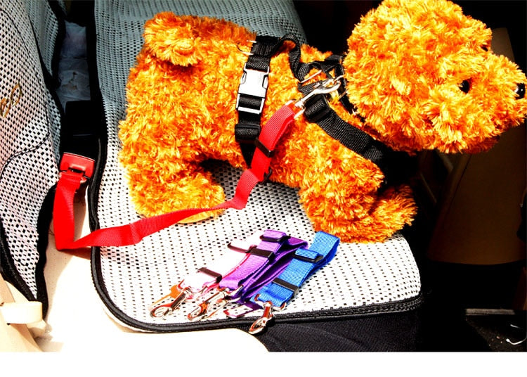 Pet Car Seat Dog SeatBelt Safety Harness Restraint Adjustable Leash Travel Clip Cat Dog Car Seat Belt For All Cars Dog Seat Belt The Clothing Company Sydney