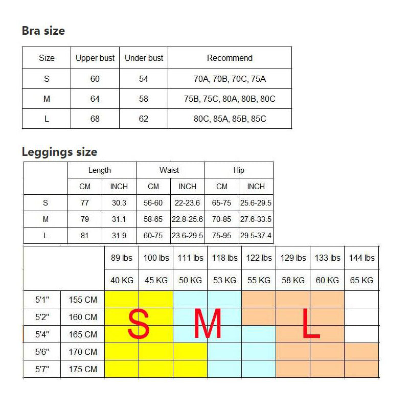 2 Piece Sports Gym Fitness Lifting Pants Sportswear Leggings Padded Push-up Seamless Sports Bra Top Set The Clothing Company Sydney