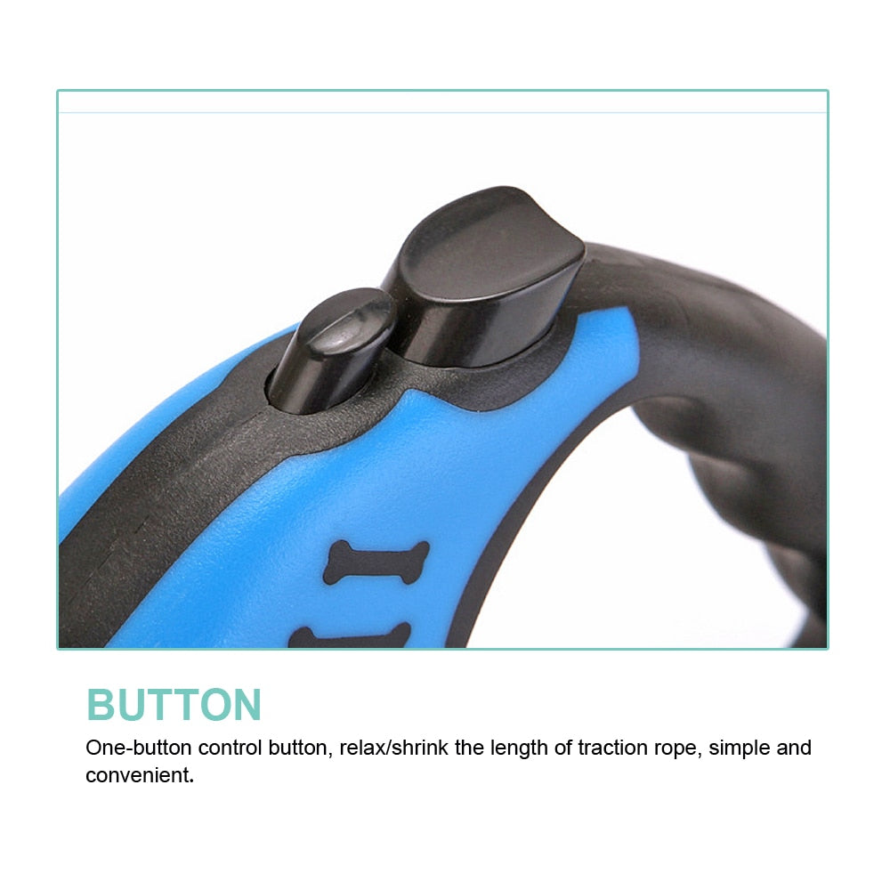 3M/5M Retractable Dog Leash Automatic Rope Pet Running Walking Extending Lead For Small Medium Dogs The Clothing Company Sydney