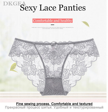 3 Piece Lace Underwear  Plus Size Low rise Transparent Embroidered Panties The Clothing Company Sydney