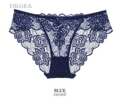 3 Piece Lace Underwear  Plus Size Low rise Transparent Embroidered Panties The Clothing Company Sydney