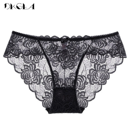 3 Piece Lace Underwear  Plus Size Low rise Transparent Embroidered Panties The Clothing Company Sydney