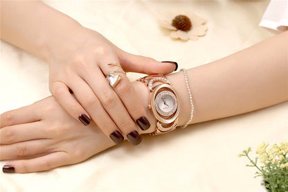 Ladies' Luxury Brand bracelet  Stainless Steel Rhinestone Quartz Watch The Clothing Company Sydney
