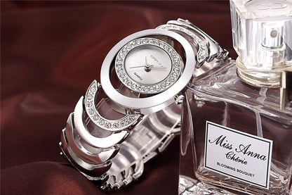 Ladies' Luxury Brand bracelet  Stainless Steel Rhinestone Quartz Watch The Clothing Company Sydney