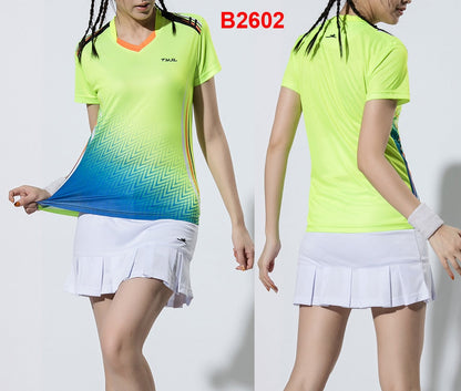 2 Piece Ladies Womens Quick dry Tennis Badminton Tennis Tennis Squash Netball Top Skirt Shorts Set The Clothing Company Sydney
