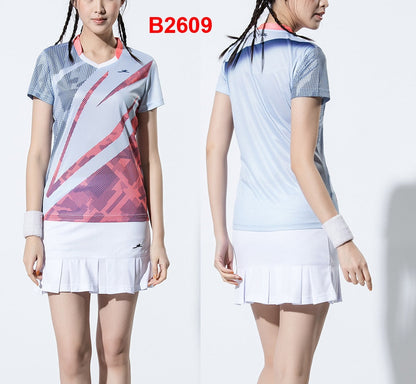 2 Piece Ladies Womens Quick dry Tennis Badminton Tennis Tennis Squash Netball Top Skirt Shorts Set The Clothing Company Sydney