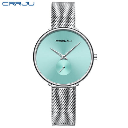 Luxury Casual Simple Ladies Daily Dress Mesh Minimalist Waterproof Quartz Wristwatch The Clothing Company Sydney