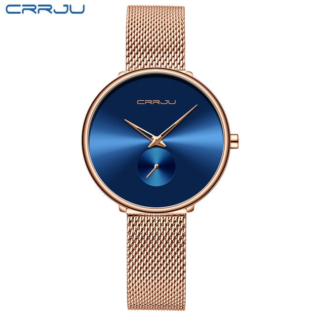 Luxury Casual Simple Ladies Daily Dress Mesh Minimalist Waterproof Quartz Wristwatch The Clothing Company Sydney