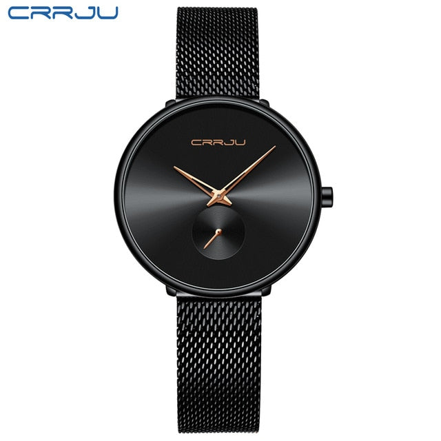 Luxury Casual Simple Ladies Daily Dress Mesh Minimalist Waterproof Quartz Wristwatch The Clothing Company Sydney