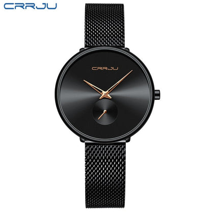 Luxury Casual Simple Ladies Daily Dress Mesh Minimalist Waterproof Quartz Wristwatch The Clothing Company Sydney