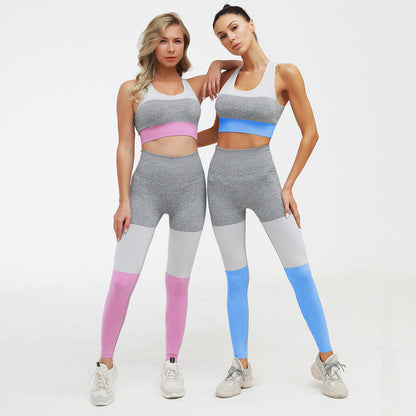 2 Piece Sports Suits Set Yoga Sets Gym Fitness Athletic Pants Sportswear Leggings Bra Seamless Sports Active The Clothing Company Sydney
