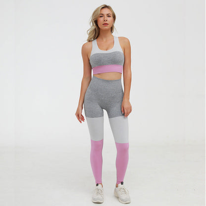 2 Piece Sports Suits Set Yoga Sets Gym Fitness Athletic Pants Sportswear Leggings Bra Seamless Sports Active The Clothing Company Sydney
