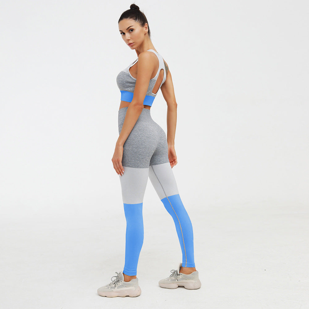 2 Piece Sports Suits Set Yoga Sets Gym Fitness Athletic Pants Sportswear Leggings Bra Seamless Sports Active The Clothing Company Sydney