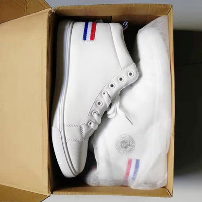 Black/white waterproof warm plush shoes ankle High Cut Sneaker boots The Clothing Company Sydney