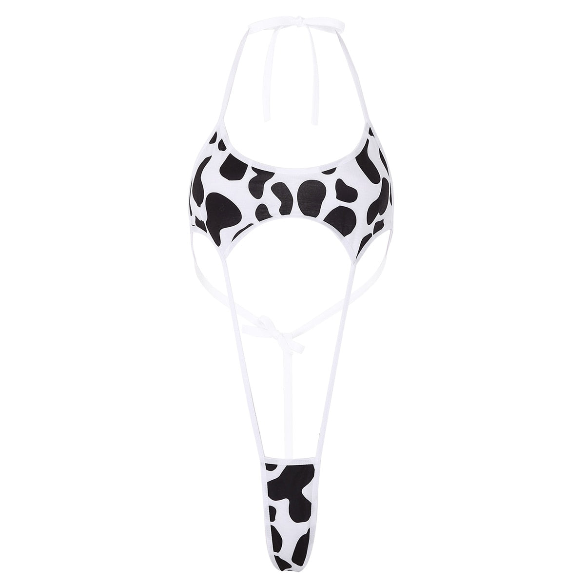 One piece Halter Neck Backless Adjustable G-string T String Slingshot Thong Bodysuit NTrikini Monokini Swimwear The Clothing Company Sydney