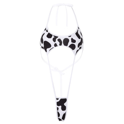 One piece Halter Neck Backless Adjustable G-string T String Slingshot Thong Bodysuit NTrikini Monokini Swimwear The Clothing Company Sydney