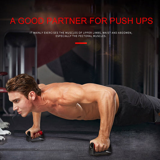 2 Piece H I-Shaped ABS Fitness Push Up Bar Push-Ups Stands Bars Tool For Fitness Chest Training Exercise Sponge Hand Grip Trainer The Clothing Company Sydney