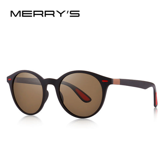 Designer Men's & Women's Classic Retro Rivet Polarized Sunglasses TR90 Legs Lighter Design Oval Frame UV400 Protection Polarized Sunglasses The Clothing Company Sydney