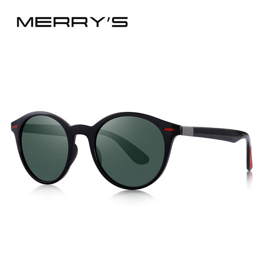 Designer Men's & Women's Classic Retro Rivet Polarized Sunglasses TR90 Legs Lighter Design Oval Frame UV400 Protection Polarized Sunglasses The Clothing Company Sydney