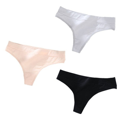 3 pack Thong Panties String Underwear Briefs Sexy Lingerie Pants Intimate Ladies Low-Rise G-String The Clothing Company Sydney
