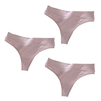 3 pack Thong Panties String Underwear Briefs Sexy Lingerie Pants Intimate Ladies Low-Rise G-String The Clothing Company Sydney