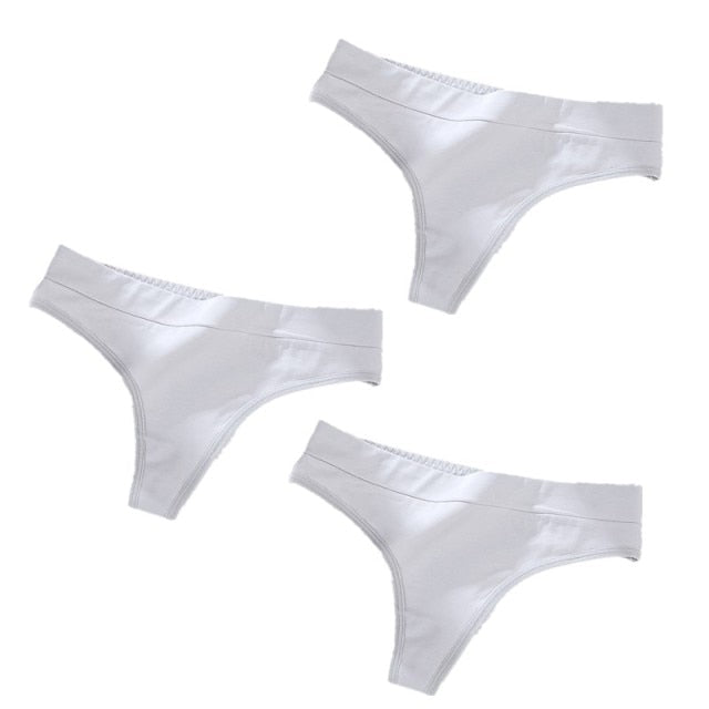 3 pack Thong Panties String Underwear Briefs Sexy Lingerie Pants Intimate Ladies Low-Rise G-String The Clothing Company Sydney