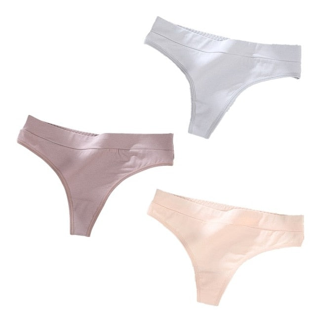 3 pack Thong Panties String Underwear Briefs Sexy Lingerie Pants Intimate Ladies Low-Rise G-String The Clothing Company Sydney