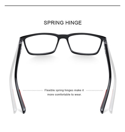 Designer Mens Luxury Acetate Glasses Frame Myopia Prescription Eyeglasses Spring Hinge Silicone Temple Tip Frames The Clothing Company Sydney