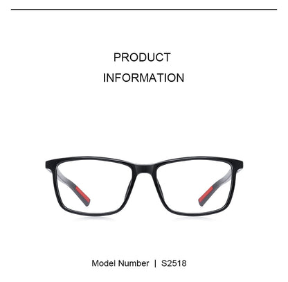 Designer Men's Luxury Acetate Myopia Prescription Eyeglasses Spring Hinge Silicone Temple Tip Glasses Frames The Clothing Company Sydney