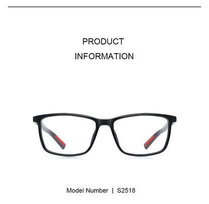 Designer Mens Luxury Acetate Glasses Frame Myopia Prescription Eyeglasses Spring Hinge Silicone Temple Tip Frames The Clothing Company Sydney