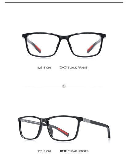 Designer Mens Luxury Acetate Glasses Frame Myopia Prescription Eyeglasses Spring Hinge Silicone Temple Tip Frames The Clothing Company Sydney