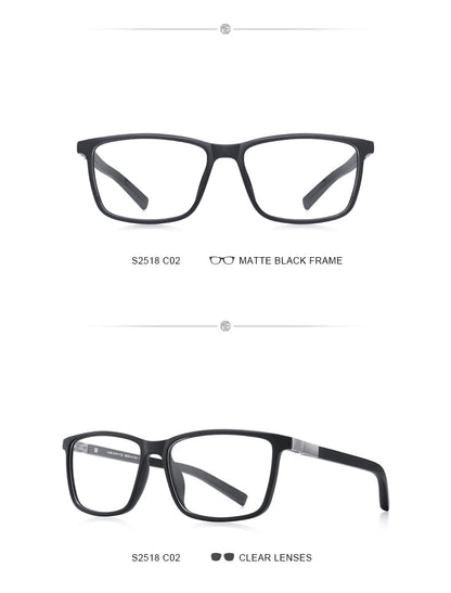 Designer Mens Luxury Acetate Glasses Frame Myopia Prescription Eyeglasses Spring Hinge Silicone Temple Tip Frames The Clothing Company Sydney