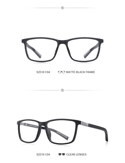 Designer Mens Luxury Acetate Glasses Frame Myopia Prescription Eyeglasses Spring Hinge Silicone Temple Tip Frames The Clothing Company Sydney