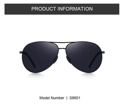 Designer Men's Classic Pilot Polarized Driving Shield Night Vision Sunglasses UV400 The Clothing Company Sydney