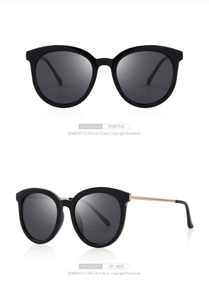 Women's Brand Designer Cat Eye Polarized Sunglasses 100% UV Protection The Clothing Company Sydney