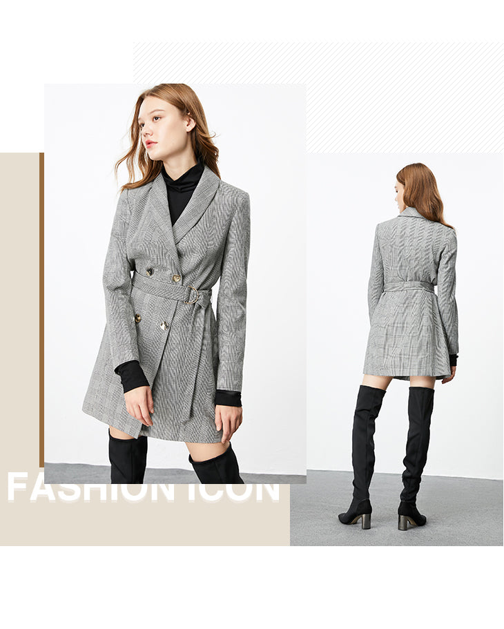 Autumn Winter Women's Mid-length Thin Suit Jacket The Clothing Company Sydney