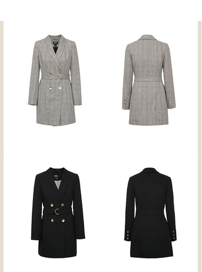 Autumn Winter Women's Mid-length Thin Suit Jacket The Clothing Company Sydney