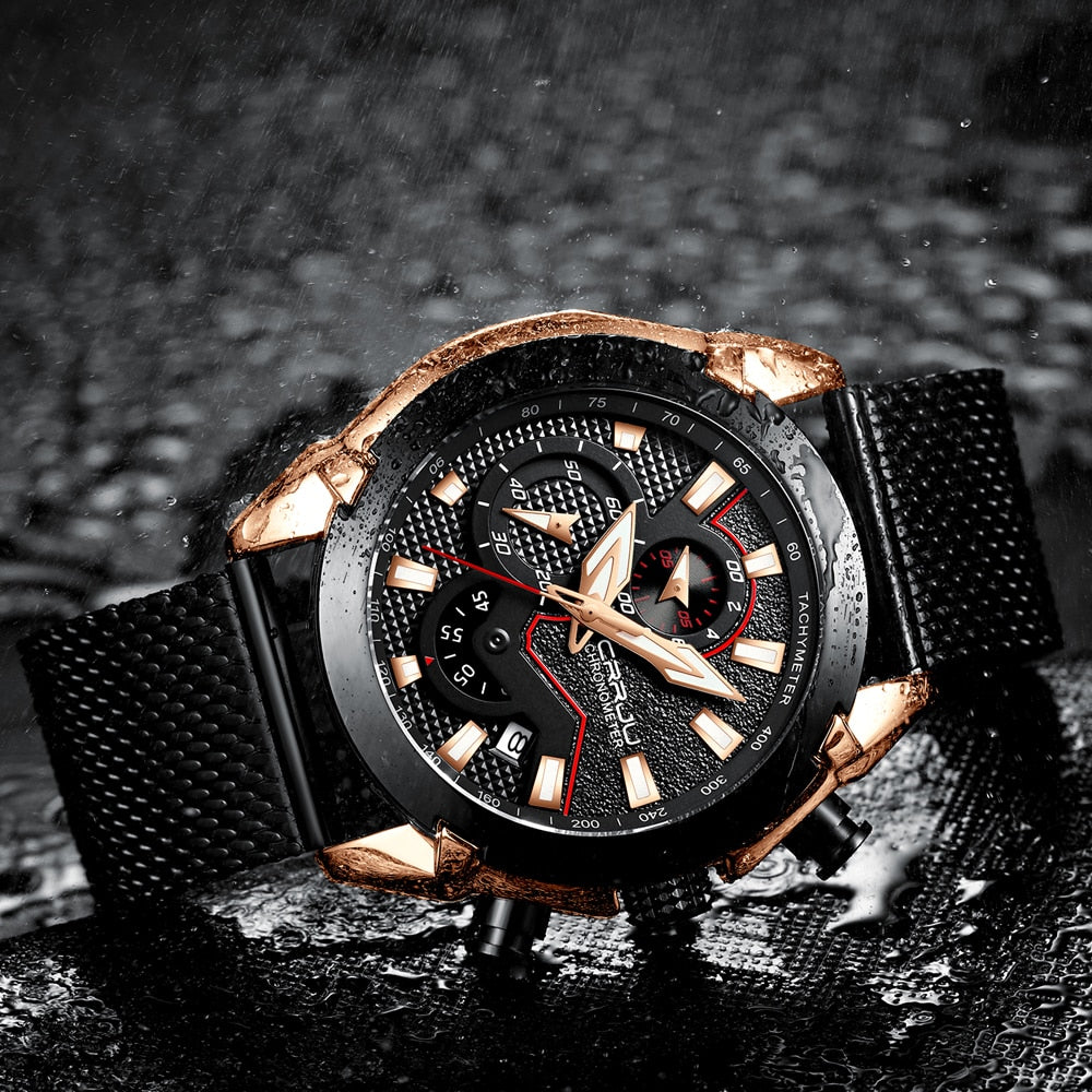 Luxury Brand Army Military Watch High-Quality 316L Stainless Steel Chronograph Men's Watch The Clothing Company Sydney