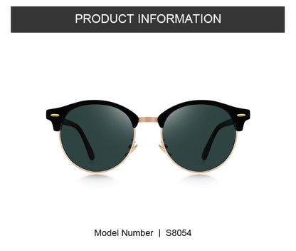 Designer Men Women Classic Retro Rivet Polarized Unisex Glasses Fashion Male Eyewear UV400 Protection Sunglasses The Clothing Company Sydney