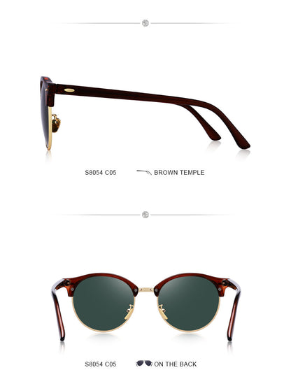 Designer Men Women Classic Retro Rivet Polarized Unisex Glasses Fashion Male Eyewear UV400 Protection Sunglasses The Clothing Company Sydney