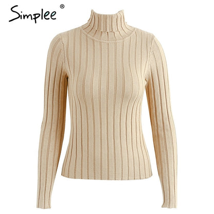 Turtleneck knitting sweater women Casual cotton knitted winter sweater pullover female Autumn winter jumper The Clothing Company Sydney