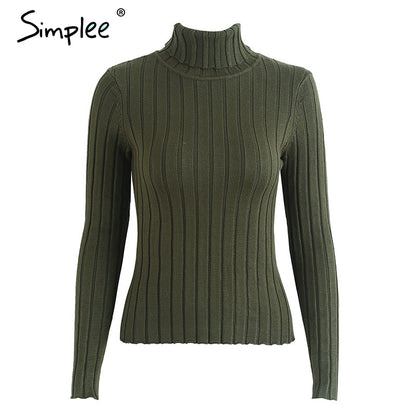 Turtleneck knitting sweater women Casual cotton knitted winter sweater pullover female Autumn winter jumper The Clothing Company Sydney