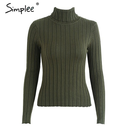 Turtleneck knitting sweater women Casual cotton knitted winter sweater pullover female Autumn winter jumper The Clothing Company Sydney